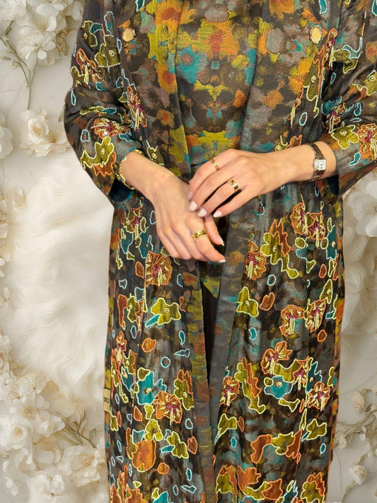 Flower for beautiful Abaya